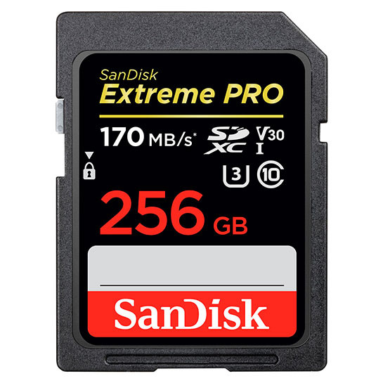 Sandisc extreme pro 256gb 170mb/s